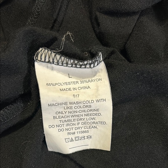 Pink Floyd Women's Black and Multicolor Short Sleeve Crop Top - Picture 4 of 5